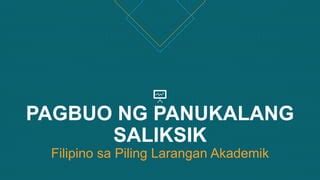 silasok|SALIKSIK (Tagalog).